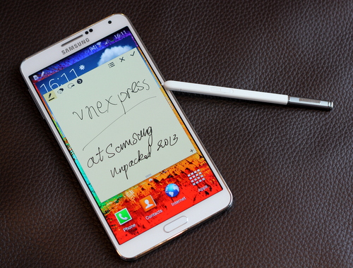 Tính năng ghi chú mới trên Samsung Galaxy Note 3