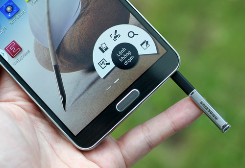 Tính năng mới Galaxy Note 3 - Lệnh không chạm kích hoạt ngay khi rút bút khỏi khe cắm