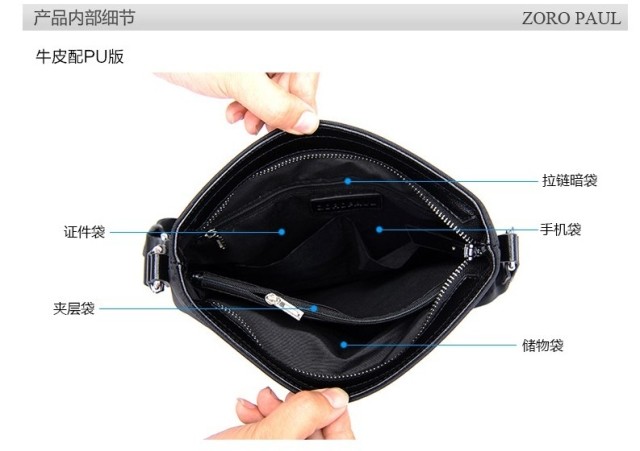 Ngăn chứa bên trong túi đựng iPad bằng vài Zoro Paul