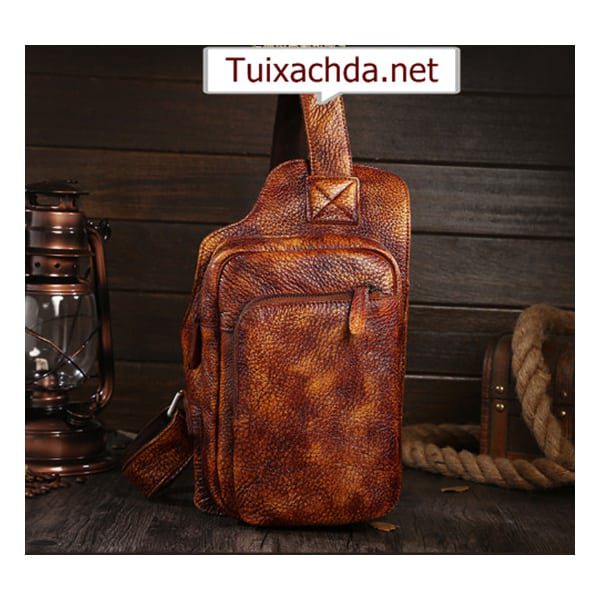 Hàng độc túi đeo chéo nam da thật 03