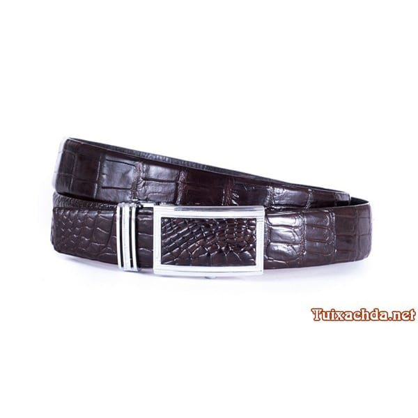 Thắt lưng nam da cá sấu thật giá rẻ 006