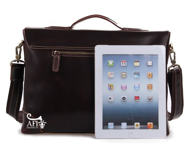 Cặp da nam đựng Laptop 15 inch trẻ trung tiện lợi CD42 cùng iPad