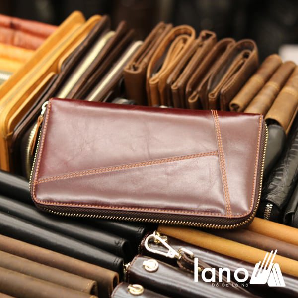 Ví cầm tay nam da bò thời trang sang trọng VCTN021