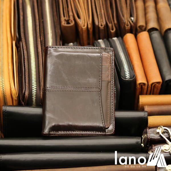 Ví da nam loại đứng thời trang tiện lợi nhiều màu VDN009