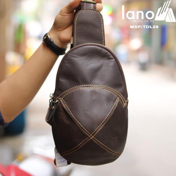 Túi da đeo chéo ngực, lưng mới cho nam đẹp độc lạ TDL29